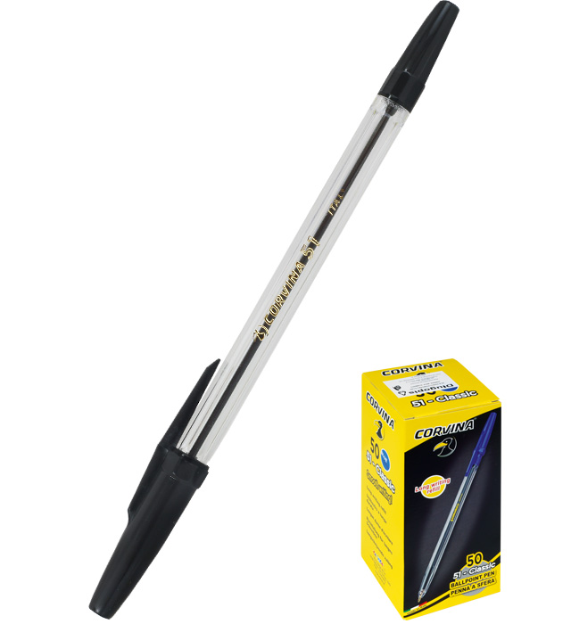 Długopis Corvina 51 czarny (40163/01)a"50