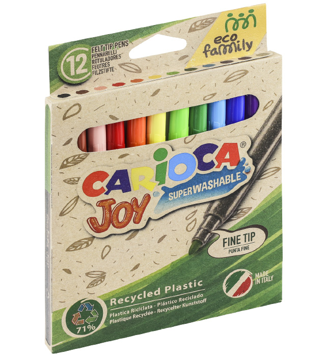Pisaki CARIOCA EcoFamily Joy 12 kol. (43100)
