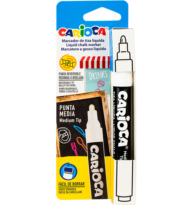 Marker kredowy CARIOCA biały