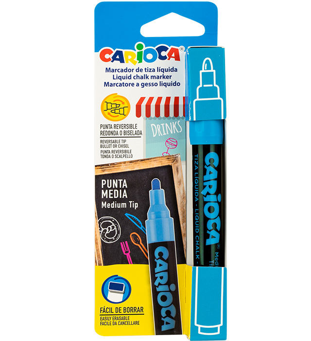Marker kredowy CARIOCA niebieski