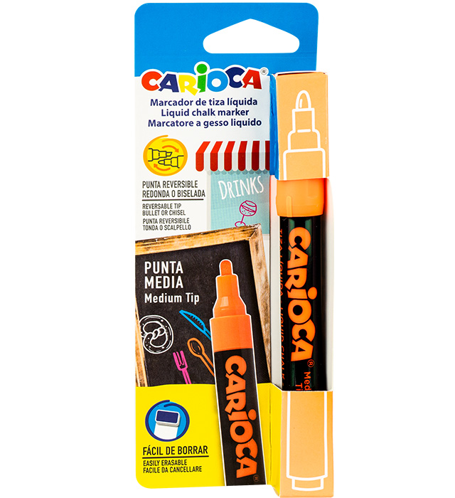 Marker kredowy CARIOCA pomarańczowy