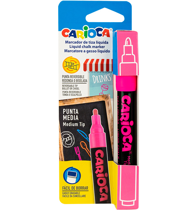 Marker kredowy CARIOCA różowy