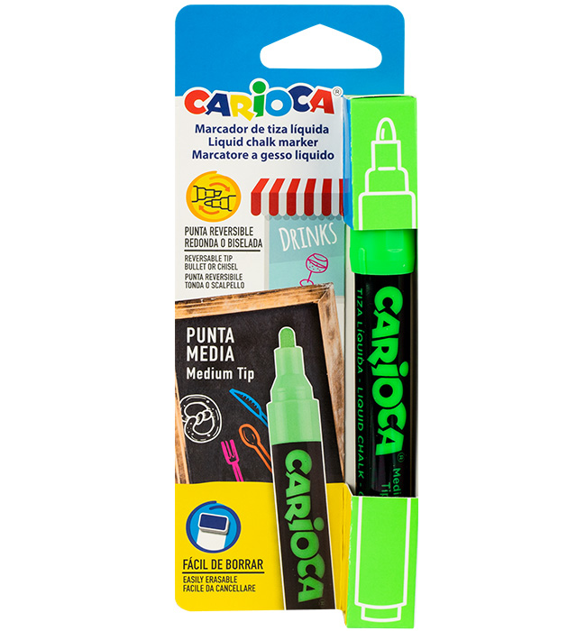 Marker kredowy CARIOCA zielony