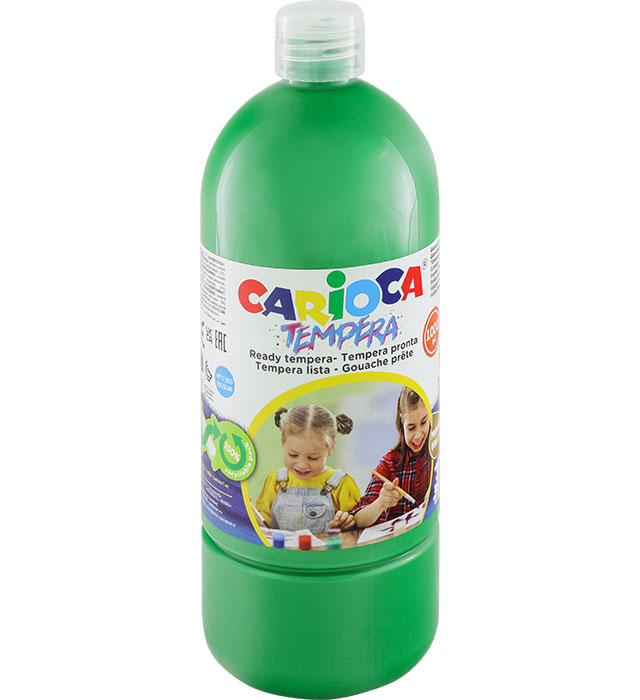 Farba Carioca tempera N 1000 ml (40430/14) zielona