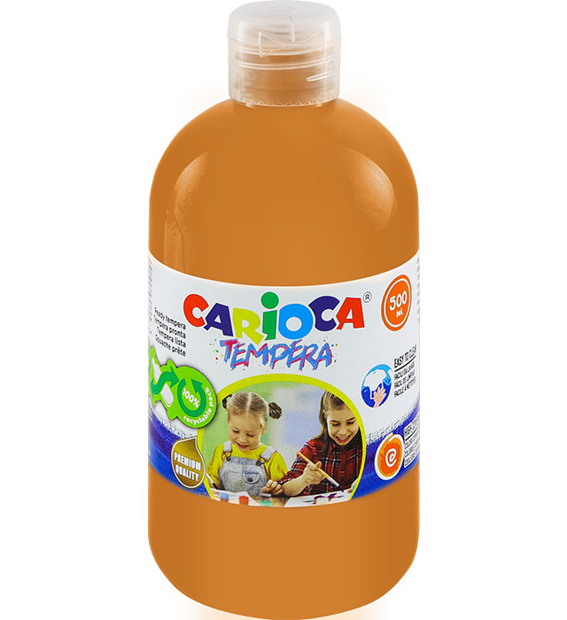Farba Carioca tempera N 500 ml (40427/07) brąz jasny (siena)